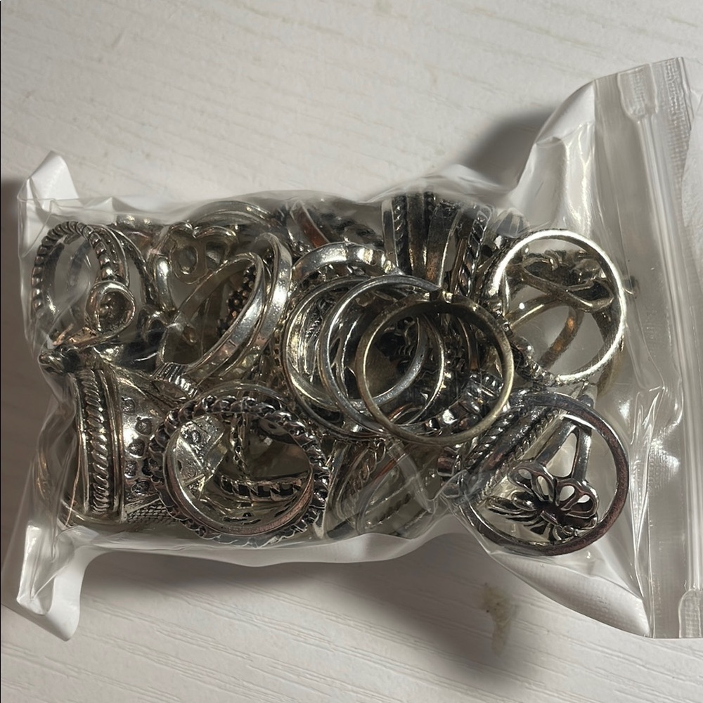 Silver Ring Set